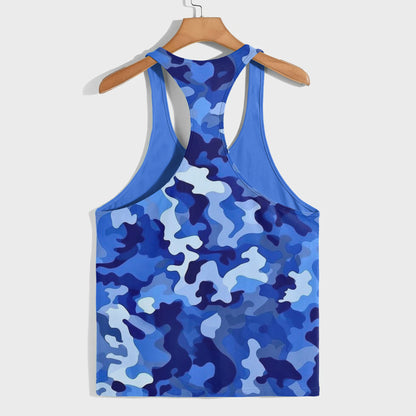 Camo Racerback Tank Top – Tactical Strength for Bodybuilders- AA08131