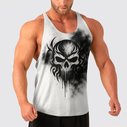Skull Power Training Tank Top for Men- AA08138
