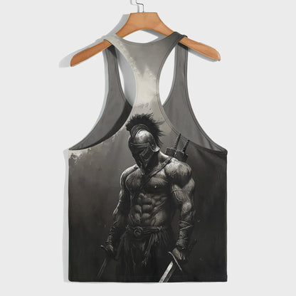 Warrior Spirit 3D Racerback Tank Top- AA08167