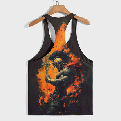Warrior Spirit 3D Racerback Tank Top- AA08170