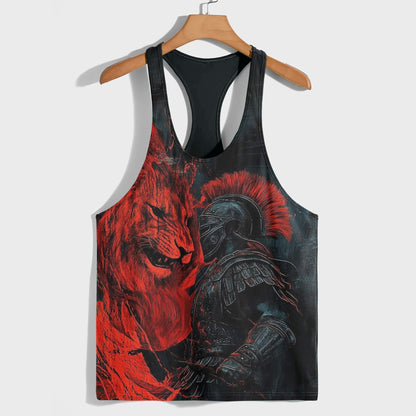 Warrior Spirit 3D Racerback Tank Top- AA08172