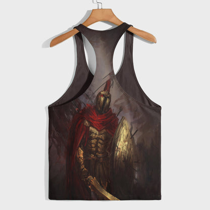 Warrior Spirit 3D Racerback Tank Top- AA08173