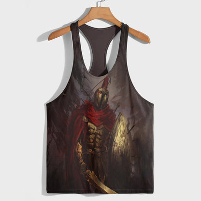 Warrior Spirit 3D Racerback Tank Top- AA08173