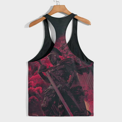 Warrior Spirit 3D Racerback Tank Top- AA08179