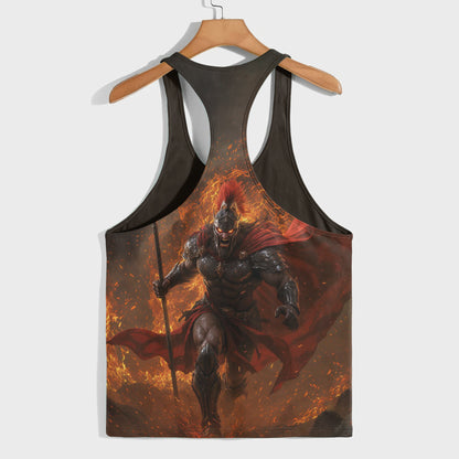 Warrior Spirit 3D Racerback Tank Top- AA08180