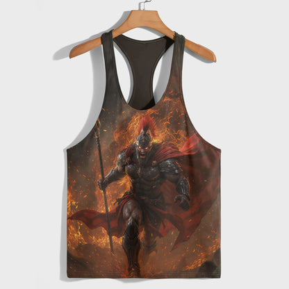 Warrior Spirit 3D Racerback Tank Top- AA08180