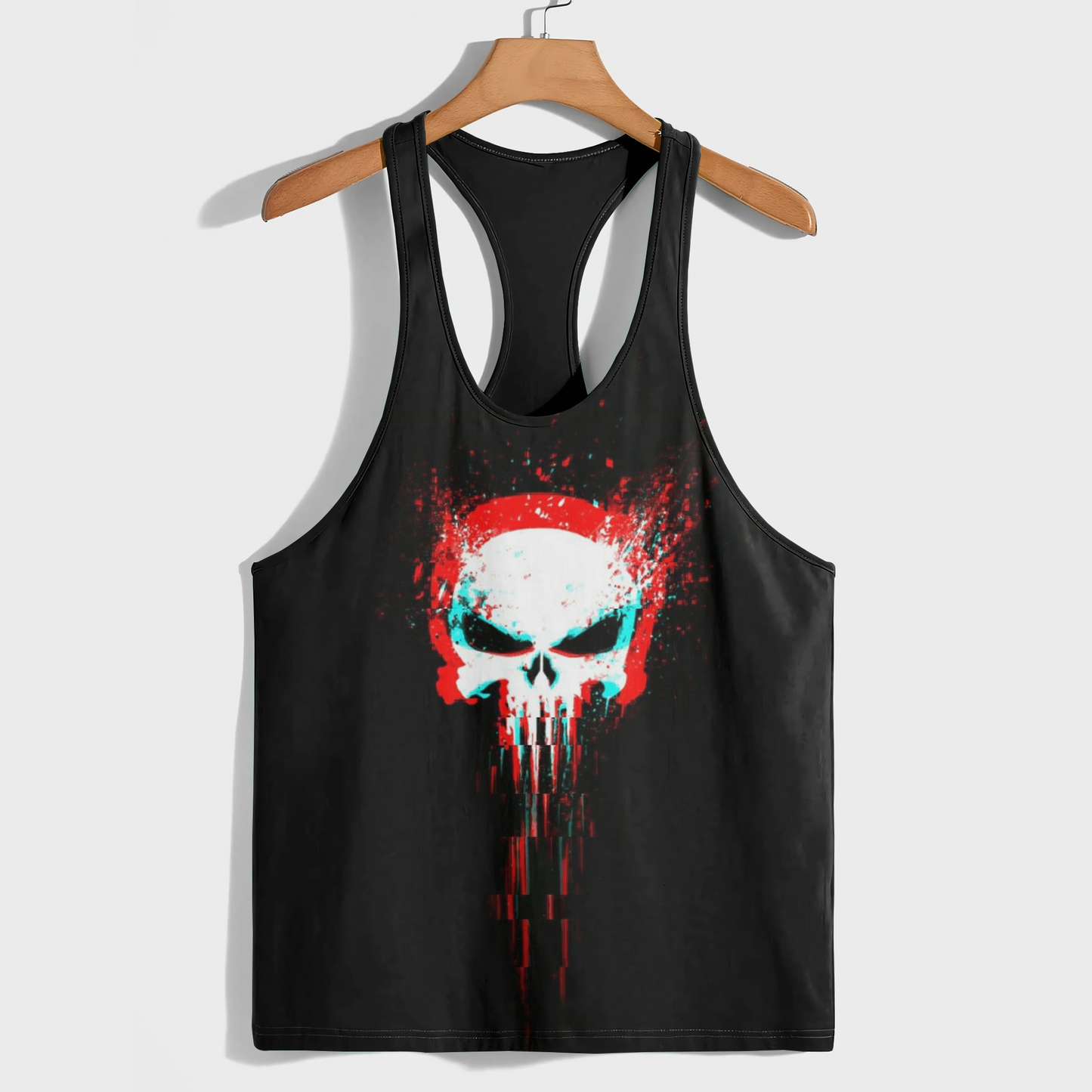 Skull 3D Racerback Tank Top- AA08222
