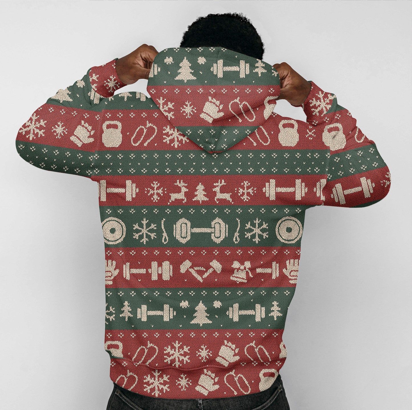 Christmas Hoodie for Bodybuilders- AA08319