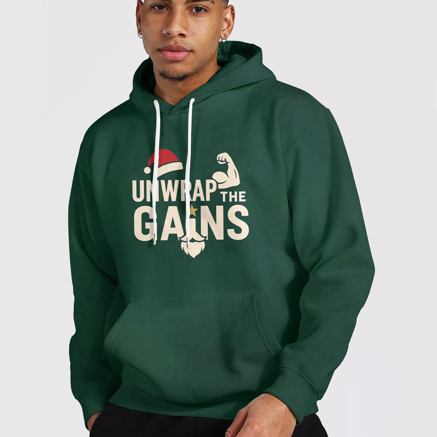 Christmas Hoodie for Bodybuilders- AA08327