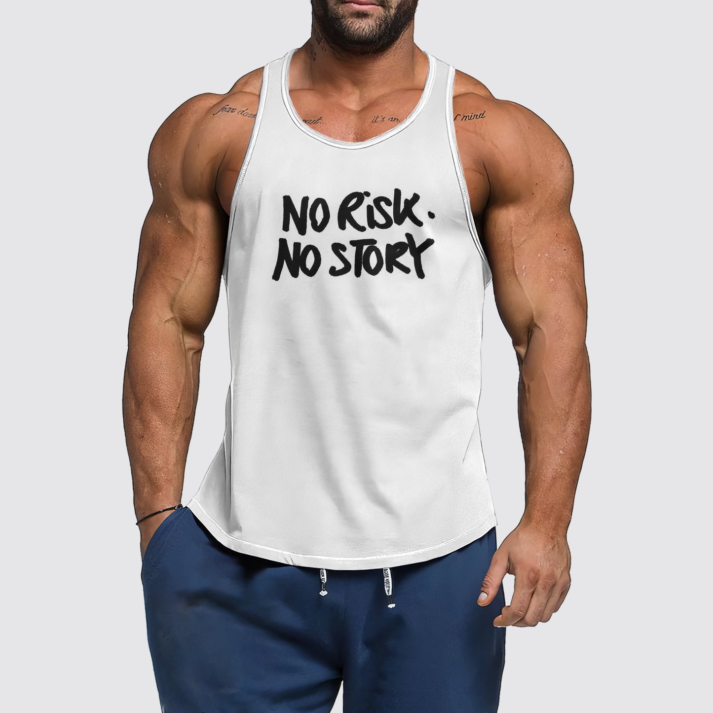 Ultimate Gym Tank Top for Men: Stay Cool and Comfy During Intense Workouts- AA08356
