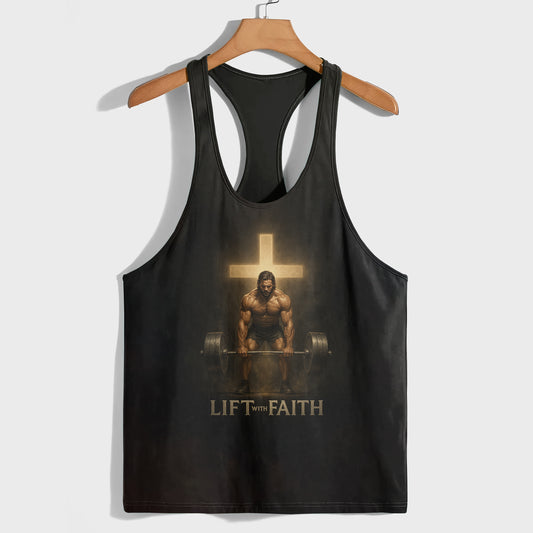 Cross of Faith Racerback Tank Top- AA08411