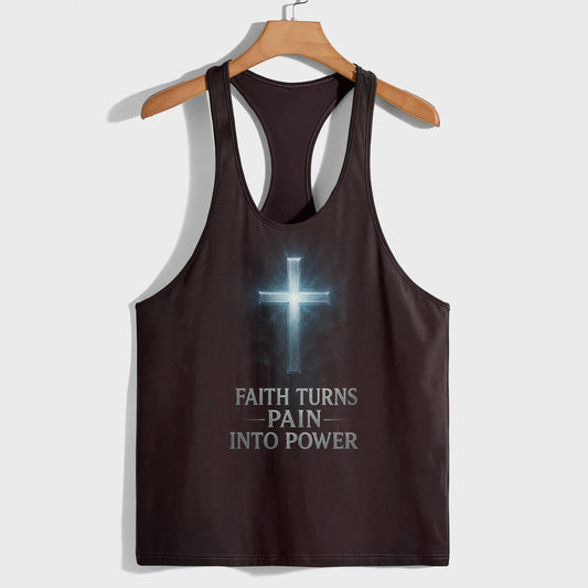 Cross of Faith Racerback Tank Top- AA08419