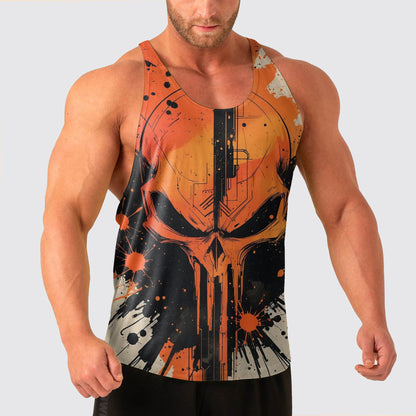 Skull Power Training Tank Top for Men- AA08450