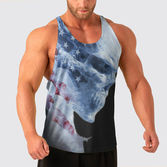 Skull Power Training Tank Top for Men- AA08455