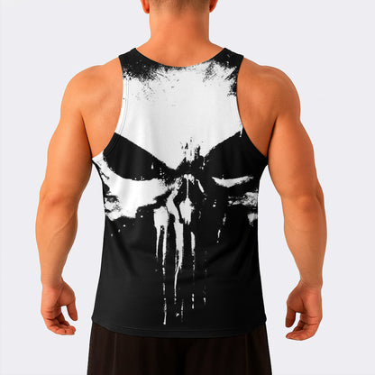 Skull Power Training Tank Top for Men- AA08457