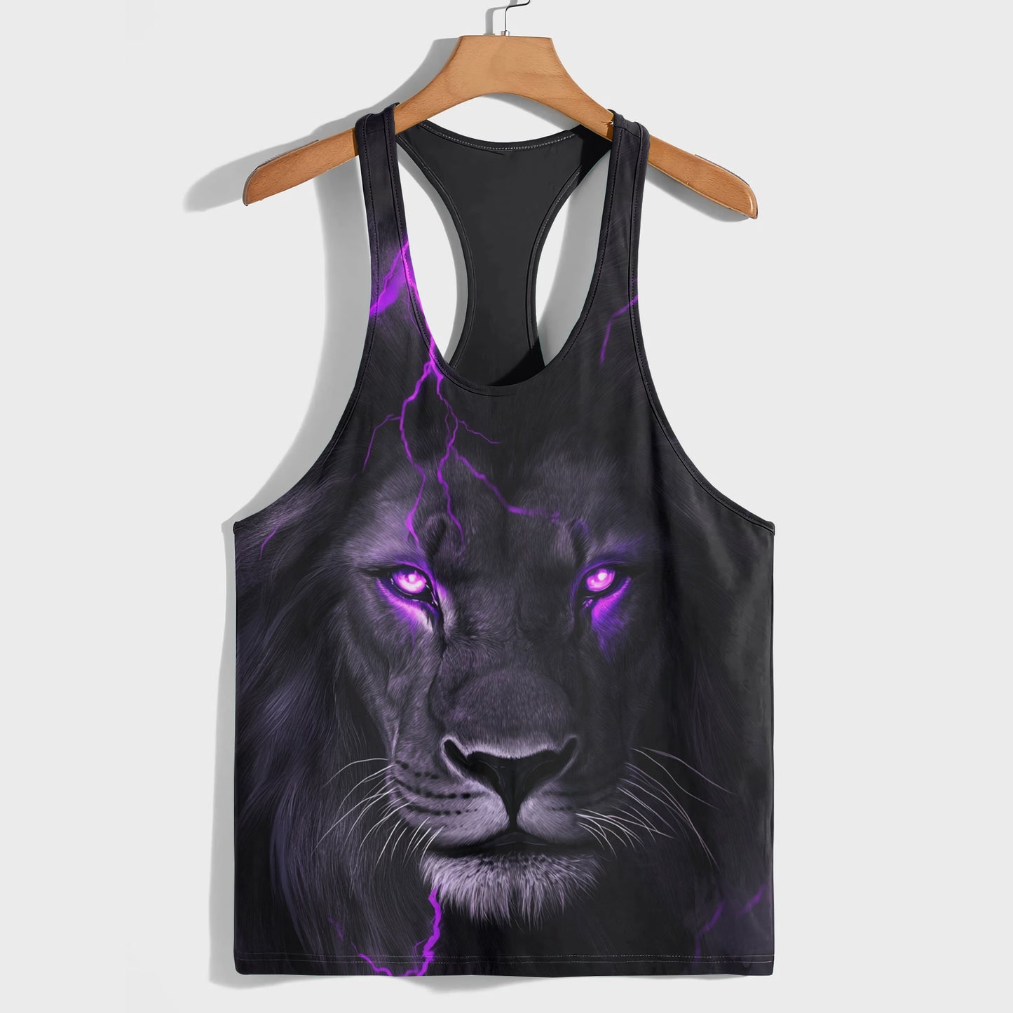 Lion 3D Racerback Tank Top- AA08494