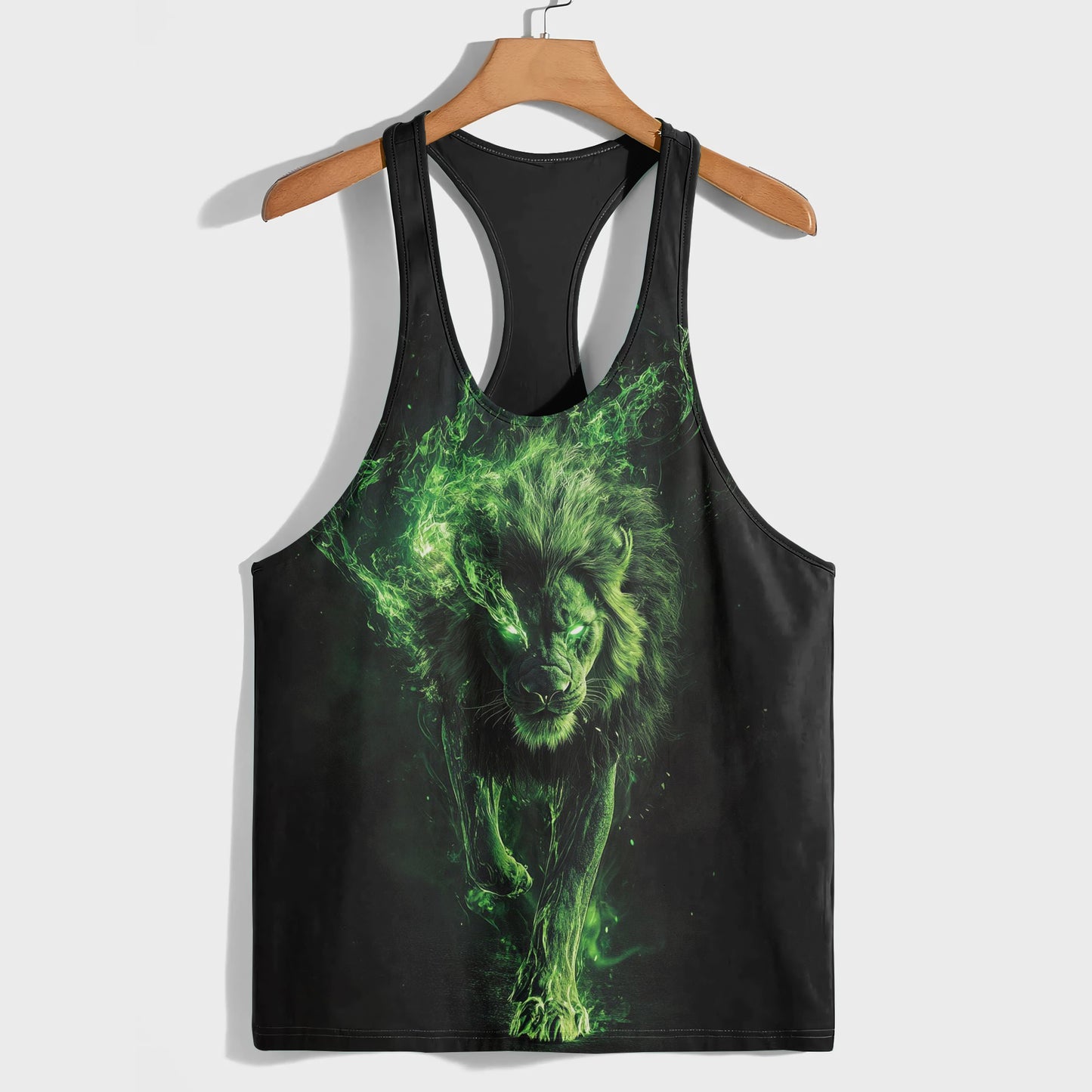 Lion 3D Racerback Tank Top- AA08495