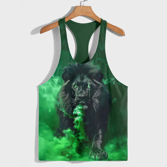 Lion 3D Racerback Tank Top- AA08496