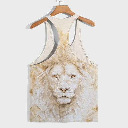 Lion 3D Racerback Tank Top- AA08502