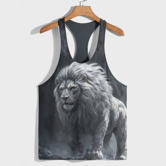 Lion 3D Racerback Tank Top- AA08505