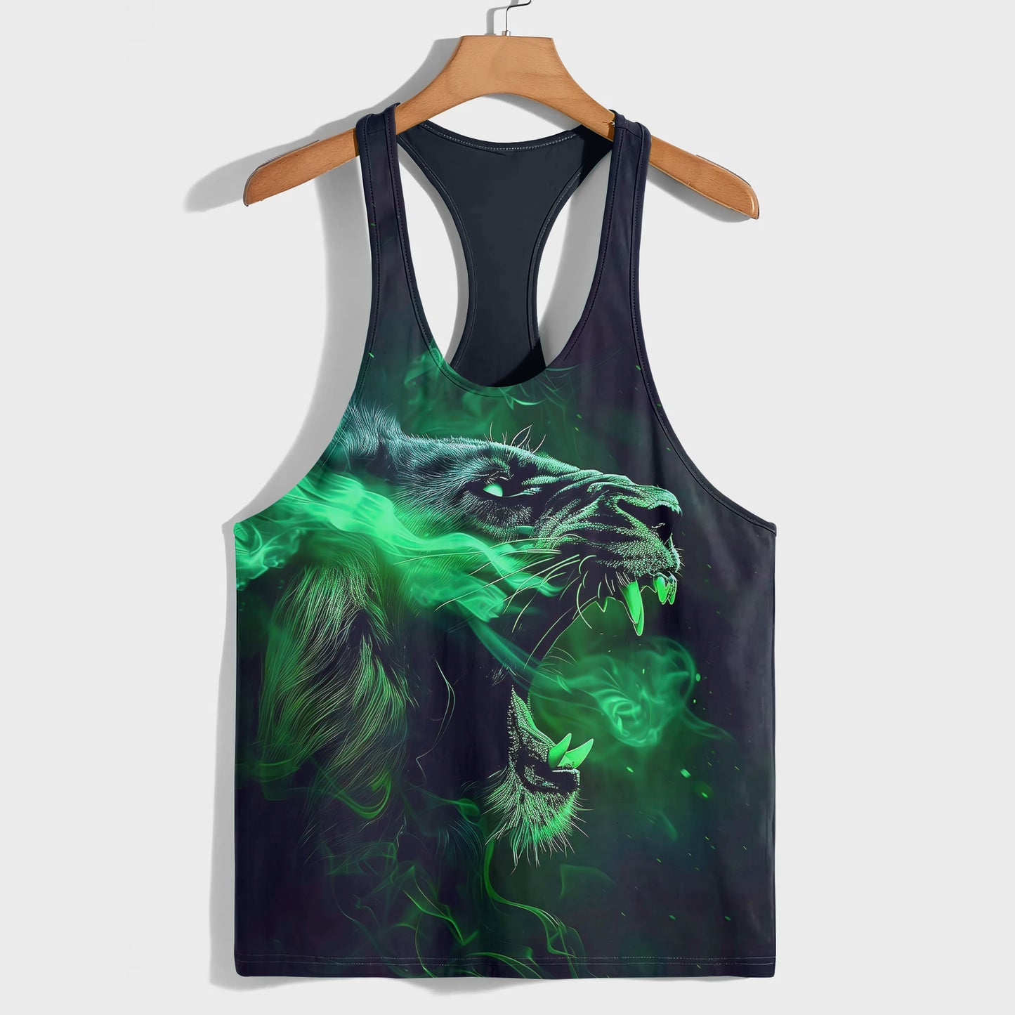 Lion 3D Racerback Tank Top- AA08507
