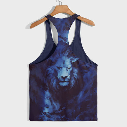 Lion 3D Racerback Tank Top- AA08509