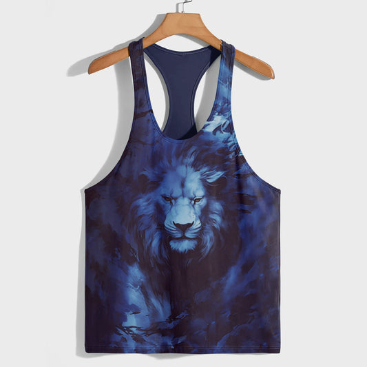 Lion 3D Racerback Tank Top- AA08509