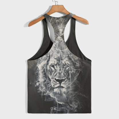 Lion 3D Racerback Tank Top- AA08510