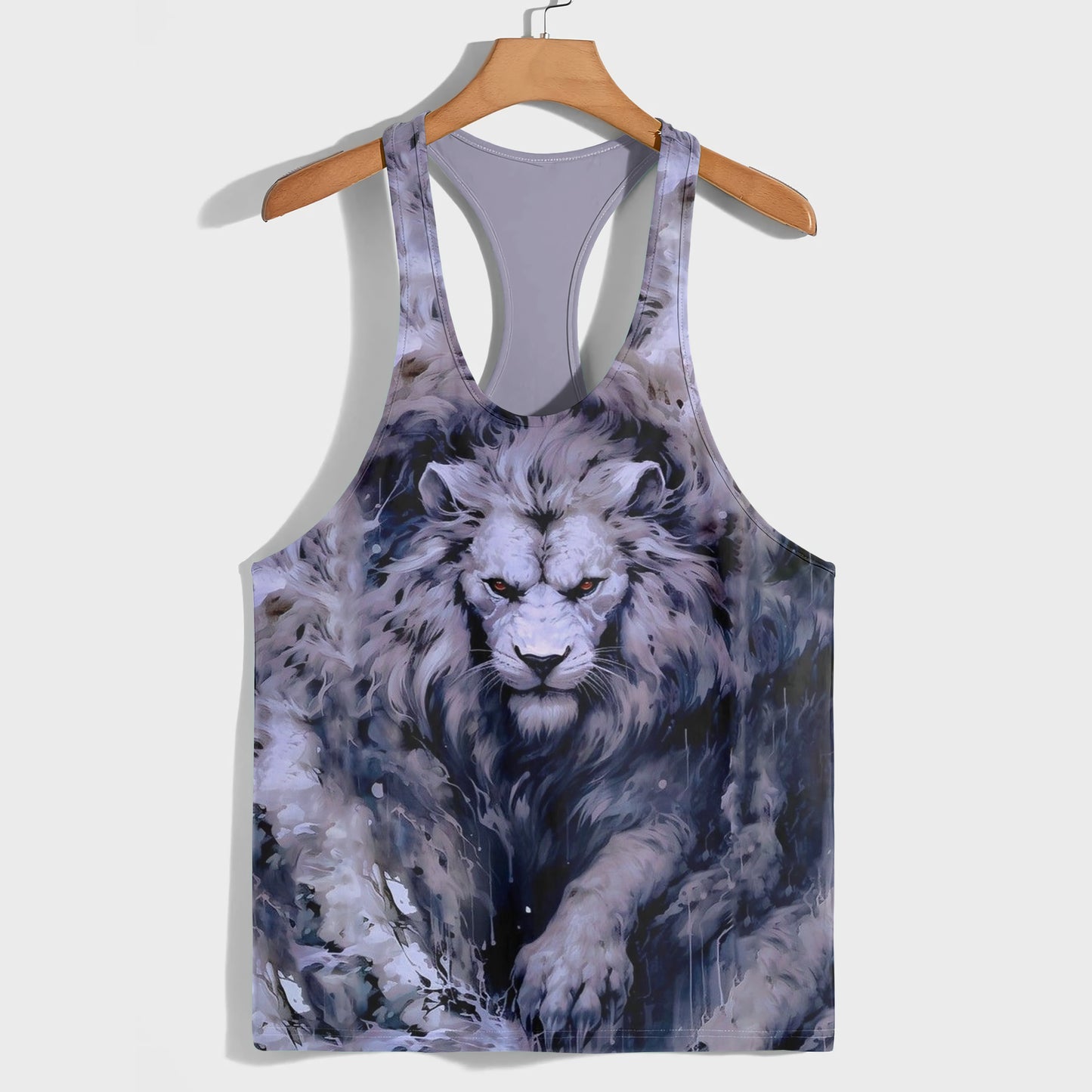 Lion 3D Racerback Tank Top- AA08511