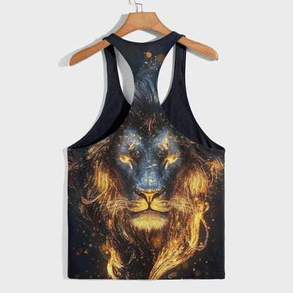 Lion 3D Racerback Tank Top- AA08513