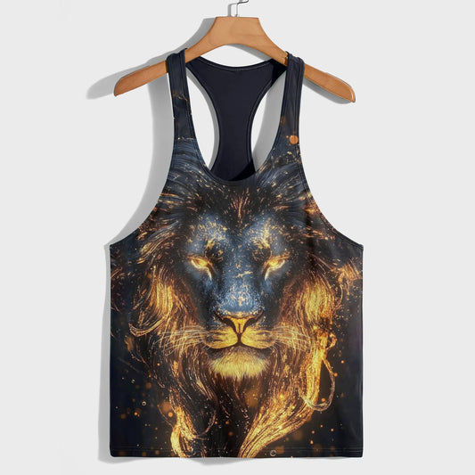 Lion 3D Racerback Tank Top- AA08513