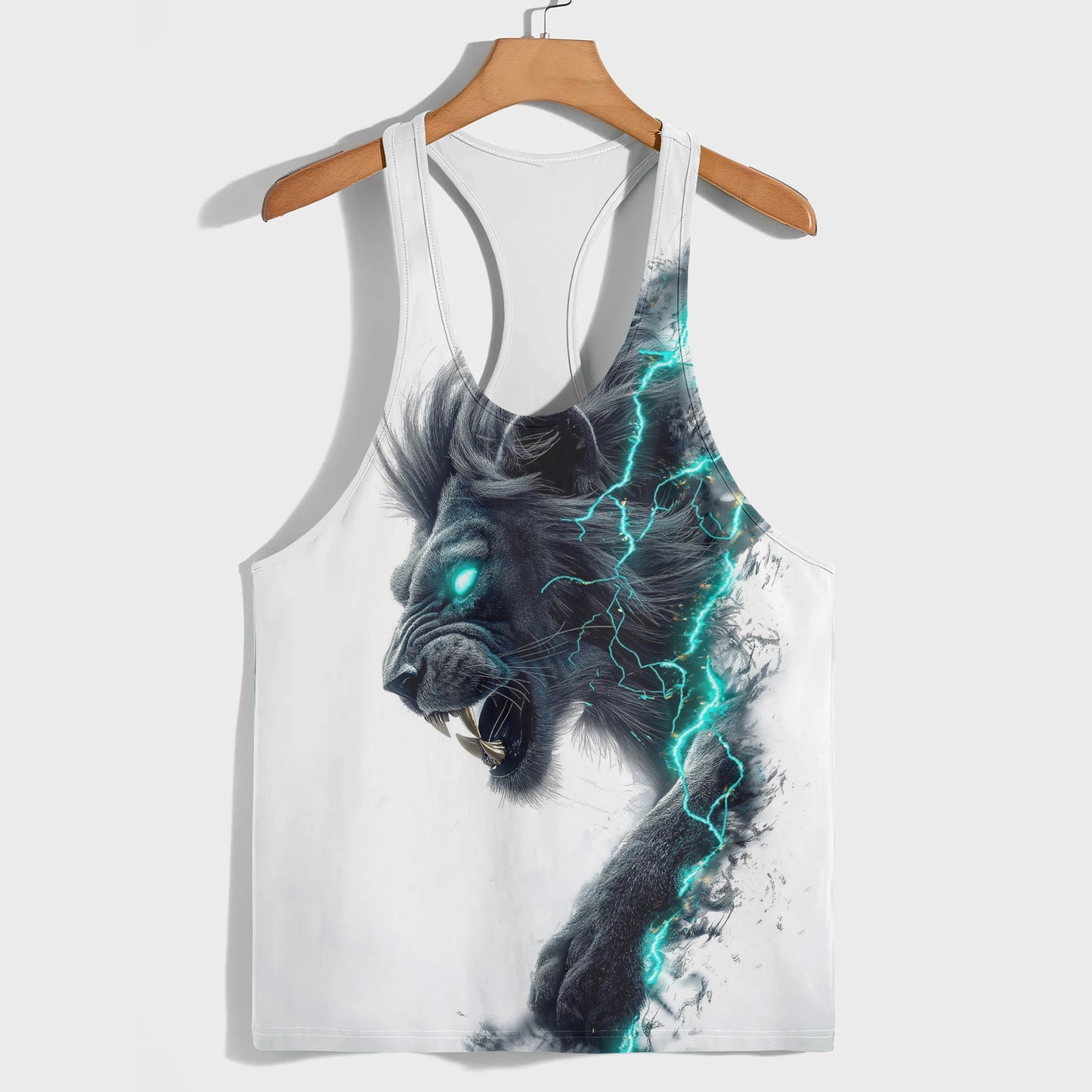 Lion 3D Racerback Tank Top- AA08515