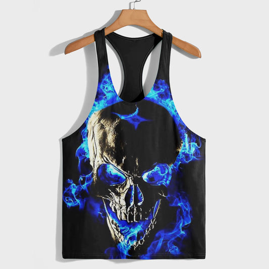 Skull 3D Racerback Tank Top- AA08537