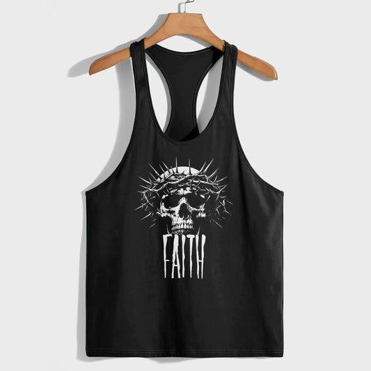 Skull 3D Racerback Tank Top- AA08539
