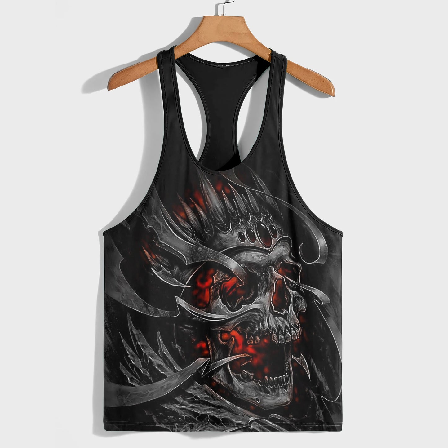 Skull 3D Racerback Tank Top- AA08541