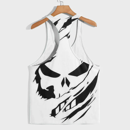 Skull 3D Racerback Tank Top- AA08548