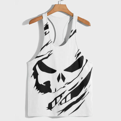 Skull 3D Racerback Tank Top- AA08548