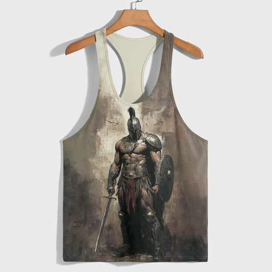 Warrior Spirit 3D Racerback Tank Top- AA08746