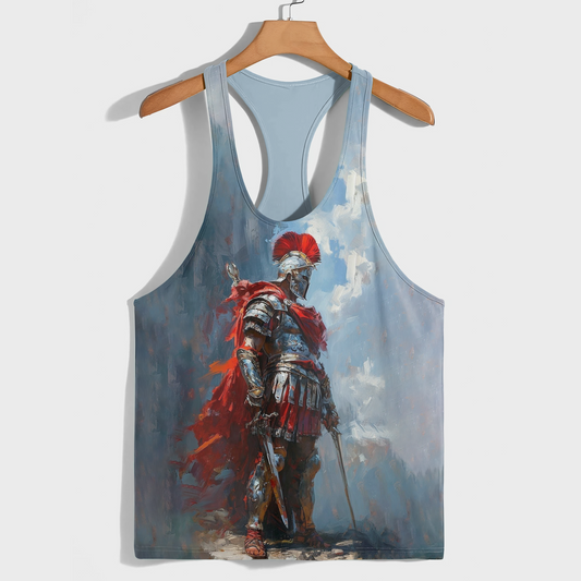 Warrior Spirit 3D Racerback Tank Top- AA08749