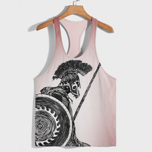 Warrior Spirit 3D Racerback Tank Top- AA08757