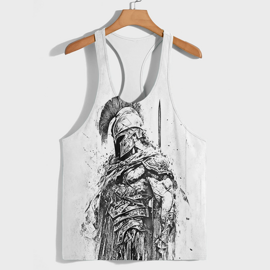 Warrior Spirit 3D Racerback Tank Top- AA08758