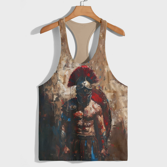 Warrior Spirit 3D Racerback Tank Top- AA08770
