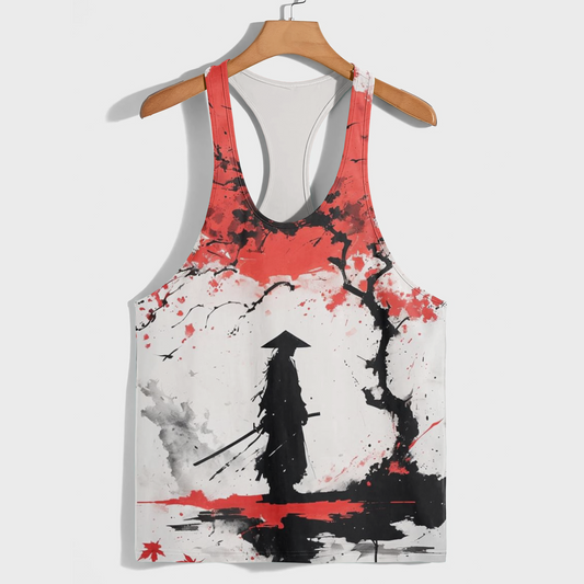 Samurai 3D Racerback Tank Top- AA08918