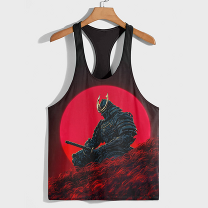 Samurai 3D Racerback Tank Top- AA08928