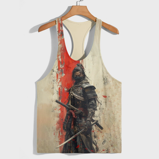 Samurai 3D Racerback Tank Top- AA08929