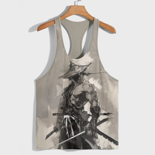 Samurai 3D Racerback Tank Top- AA08930