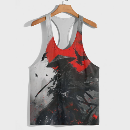 Samurai 3D Racerback Tank Top- AA08935