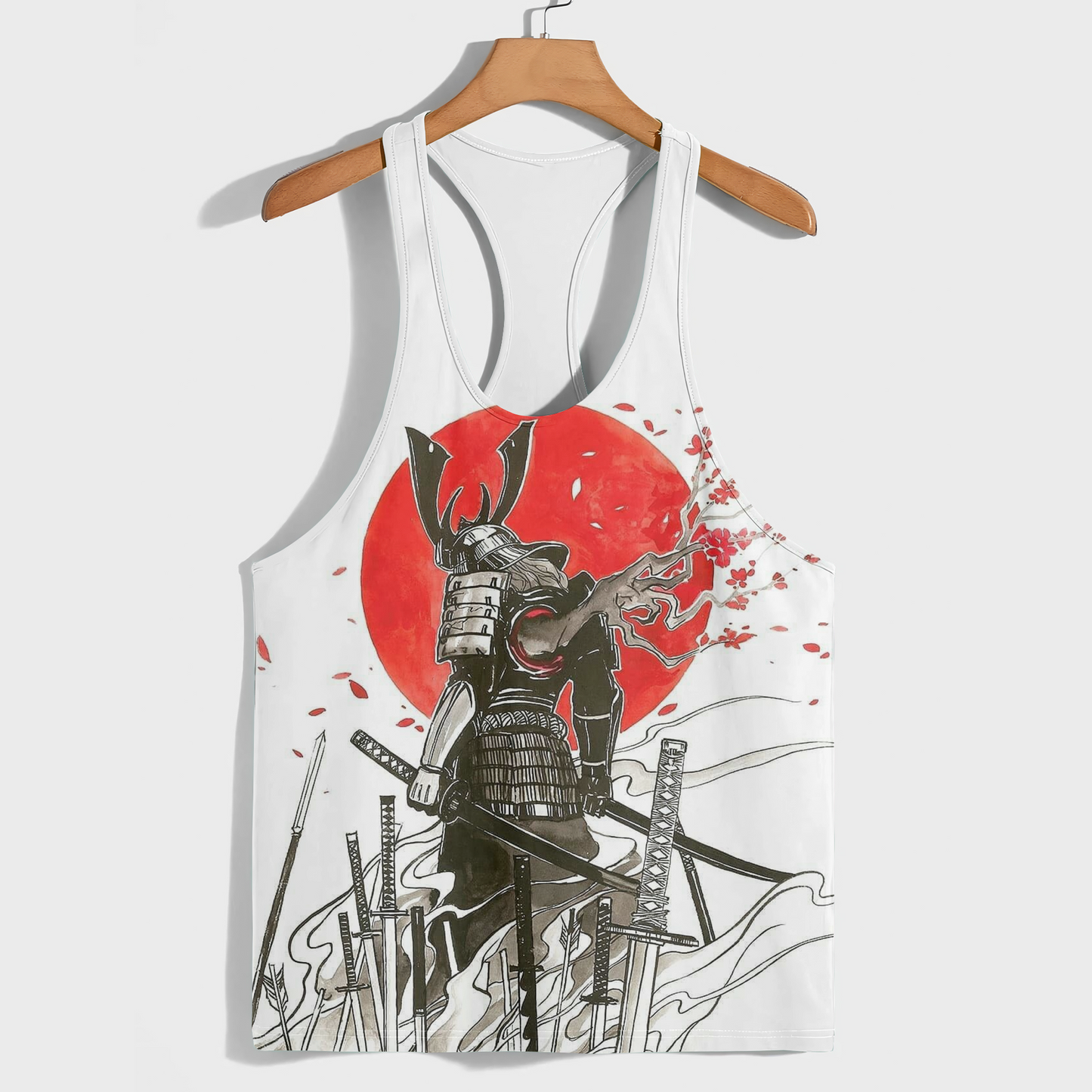 Samurai 3D Racerback Tank Top- AA08946
