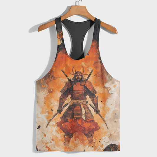 Samurai 3D Racerback Tank Top- AA08958