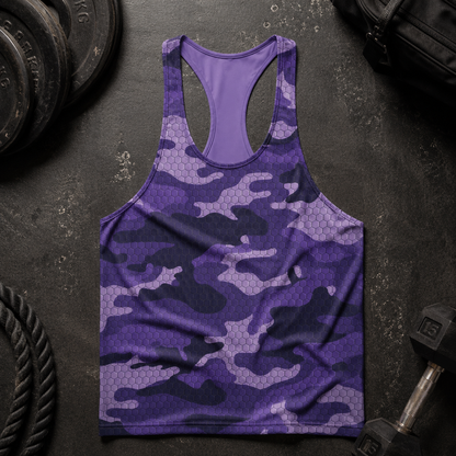 Camo Racerback Tank Top – Tactical Strength for Bodybuilders- TT03200